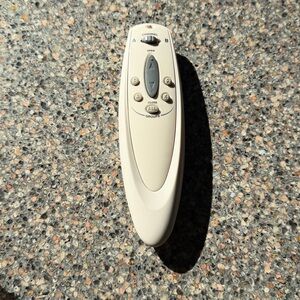 Hunter Douglas Platinum curtain and blind remote control.